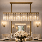 Ciello Rectangular Chandelier - Cyran Lamps