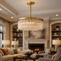 Ciello Round Chandelier 36“ 48“ - Cyran Lamps