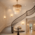 Ciello Three-Tier Round Chandelier 36" - Cyran Lamps