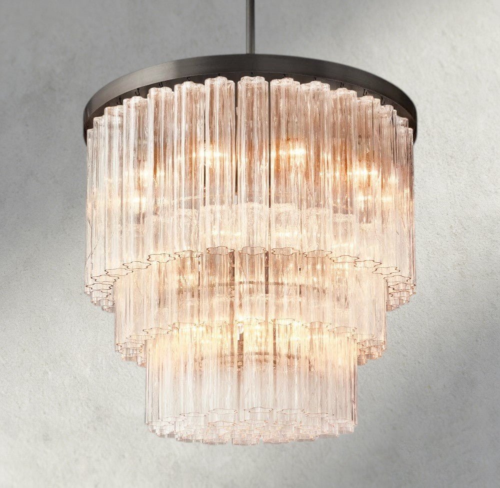 Ciello Three - Tier Round Chandelier - Cyran Lamps