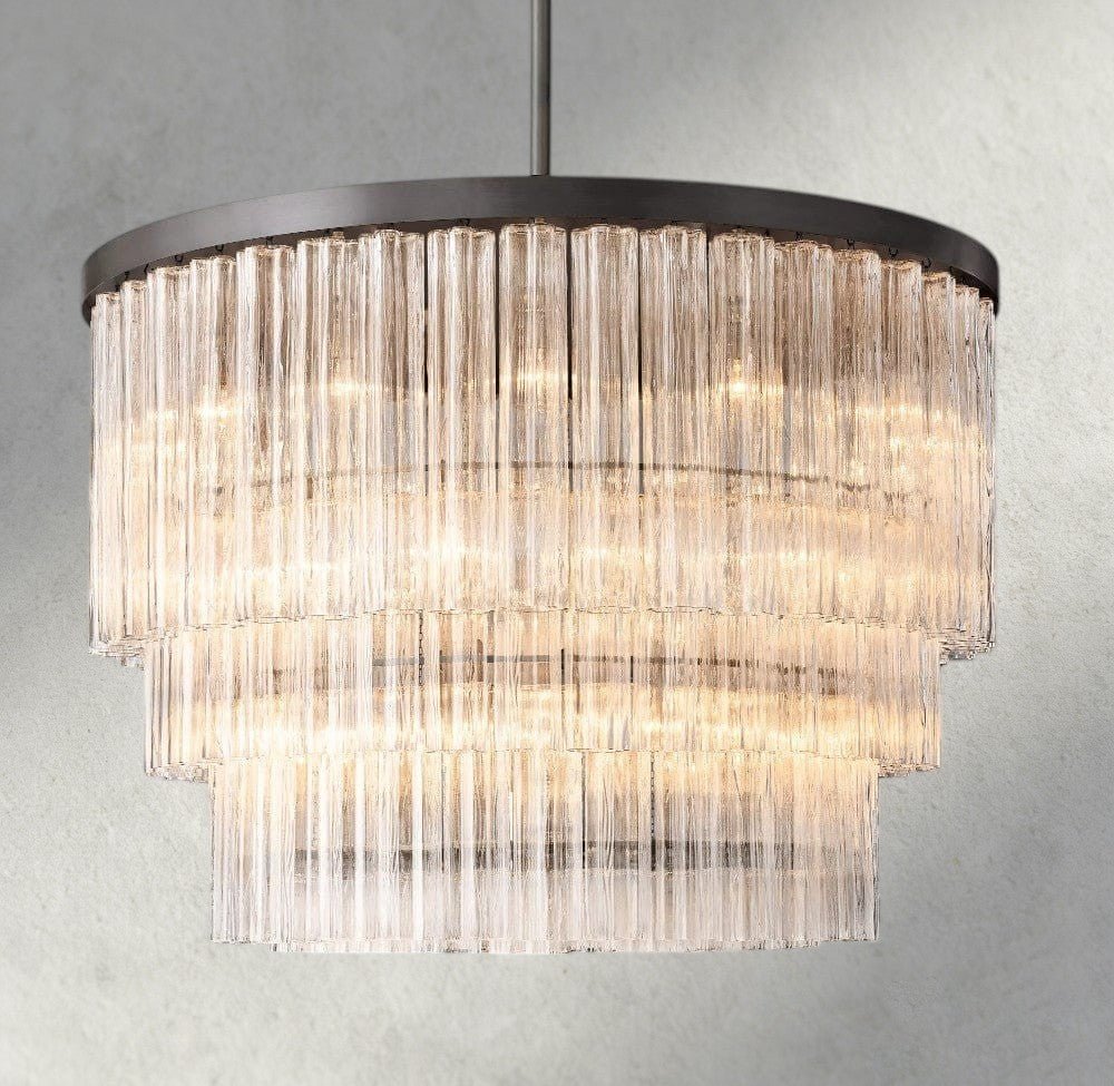 Ciello Three - Tier Round Chandelier - Cyran Lamps