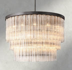 Ciello Three - Tier Round Chandelier - Cyran Lamps