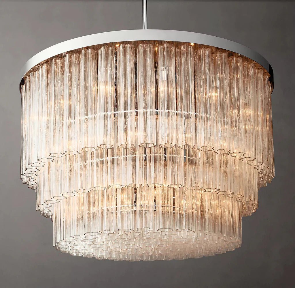 Ciello Three-Tier Round Chandelier - Cyran Lamps