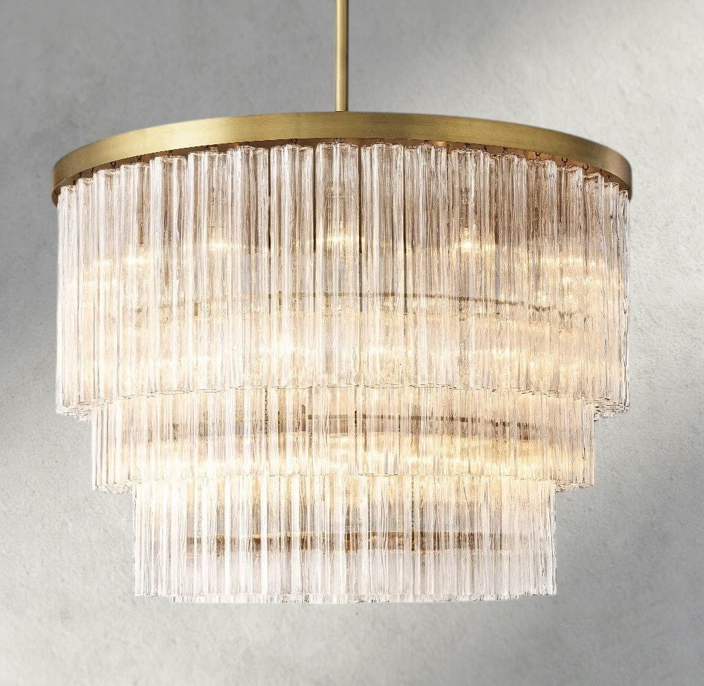 Ciello Three - Tier Round Chandelier - Cyran Lamps