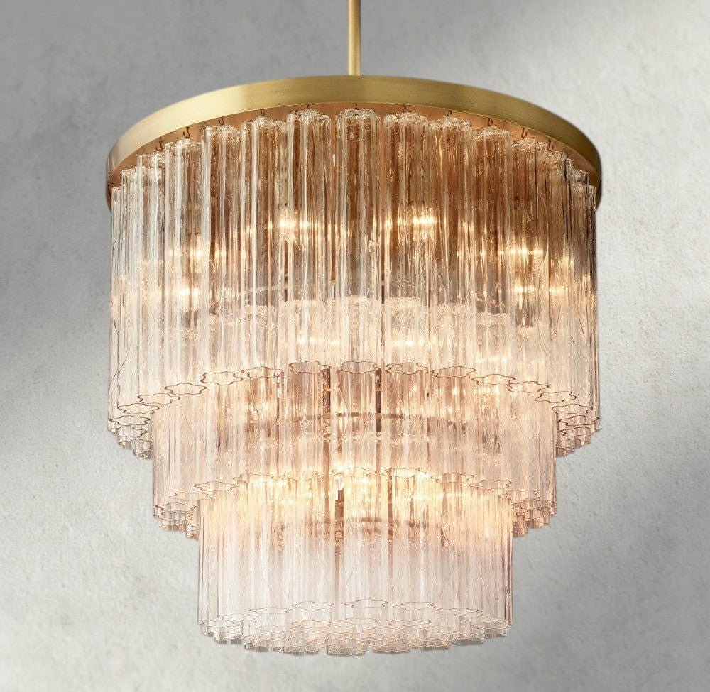 Ciello Three - Tier Round Chandelier - Cyran Lamps