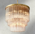 Ciello Three - Tier Round Chandelier - Cyran Lamps