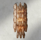 CIHELA CLEAR/ SMOKE GLASS GRAND SCONCE 30" - Cyran Lamps
