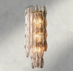 CIHELA CLEAR/ SMOKE GLASS GRAND SCONCE 30" - Cyran Lamps