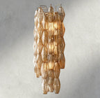 CIHELA CLEAR/ SMOKE GLASS GRAND SCONCE 30" - Cyran Lamps
