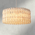 CIHELA CLEAR/ SMOKE GLASS ROUND CHANDELIER 37", 47", 62" - Cyran Lamps