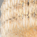 CIHELA CLEAR/ SMOKE GLASS ROUND CHANDELIER 37", 47", 62" - Cyran Lamps