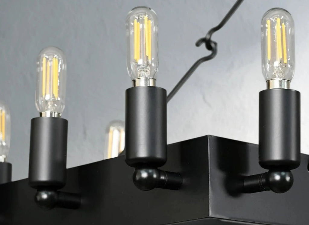 Cominv Rectangular Chandelier 41", 54" - Cyran Lamps