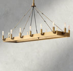 Cominv Rectangular Outdoor Chandelier 41", 54" - Cyran Lamps