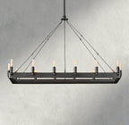 Cominv Rectangular Outdoor Chandelier 41", 54" - Cyran Lamps