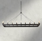 Cominv Rectangular Outdoor Chandelier 41", 54" - Cyran Lamps