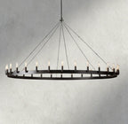 Cominv Round Outdoor Chandelier 26", 38", 50", 63", 73" - Cyran Lamps