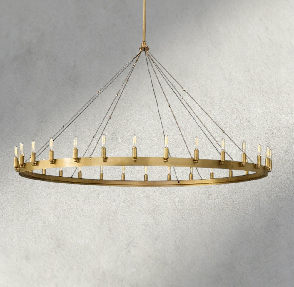 Cominv Round Outdoor Chandelier 26", 38", 50", 63", 73" - Cyran Lamps
