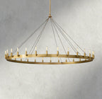 Cominv Round Outdoor Chandelier 26", 38", 50", 63", 73" - Cyran Lamps