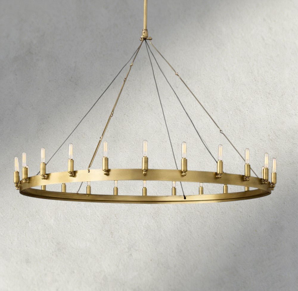 Cominv Round Outdoor Chandelier 26", 38", 50", 63", 73" - Cyran Lamps