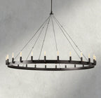 Cominv Round Outdoor Chandelier 26", 38", 50", 63", 73" - Cyran Lamps