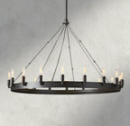 Cominv Round Outdoor Chandelier 26", 38", 50", 63", 73" - Cyran Lamps