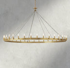 Cominv Round Outdoor Chandelier 26", 38", 50", 63", 73" - Cyran Lamps