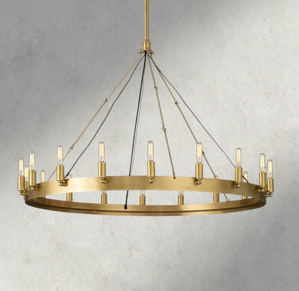 Cominv Round Outdoor Chandelier 26", 38", 50", 63", 73" - Cyran Lamps