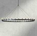 Cominv Round Outdoor Chandelier 26", 38", 50", 63", 73" - Cyran Lamps