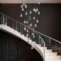 Crystal Chandelier for Staircase Luxury LED Ceiling Light - Cyran Lamps