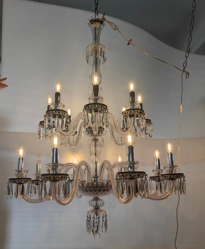 Elegant Crystal Chandelier in Italian