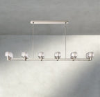 Damuet double Linear chandelier 54", 72" - Cyran Lamps