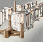 Damuet double Linear chandelier 54", 72" - Cyran Lamps