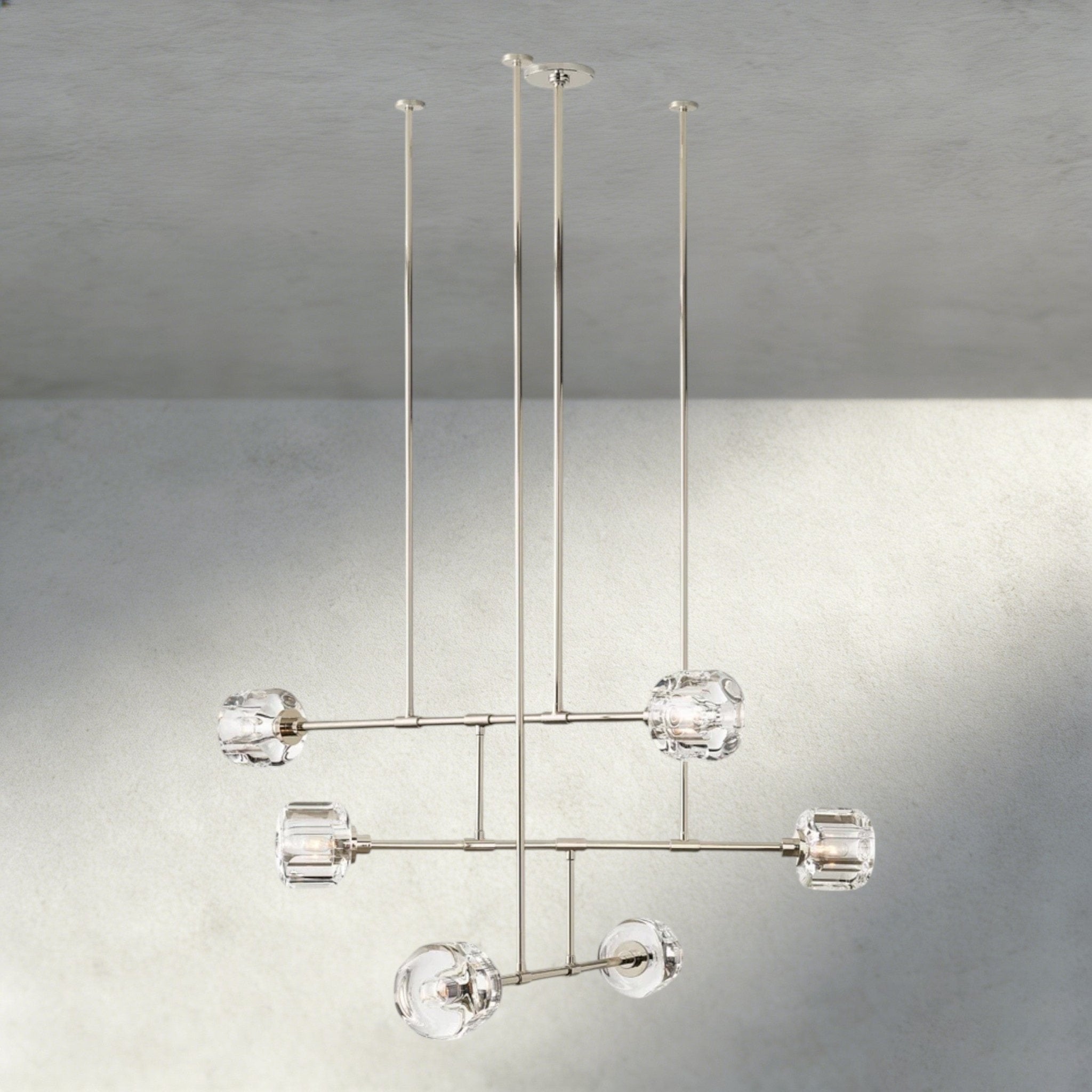 Damuet Mobile Round Chandelier 48", 62" - Cyran Lamps