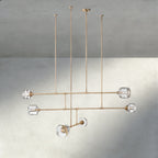 Damuet Mobile Round Chandelier 48", 62" - Cyran Lamps