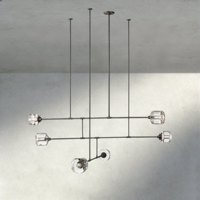 Damuet Mobile Round Chandelier 48", 62" - Cyran Lamps