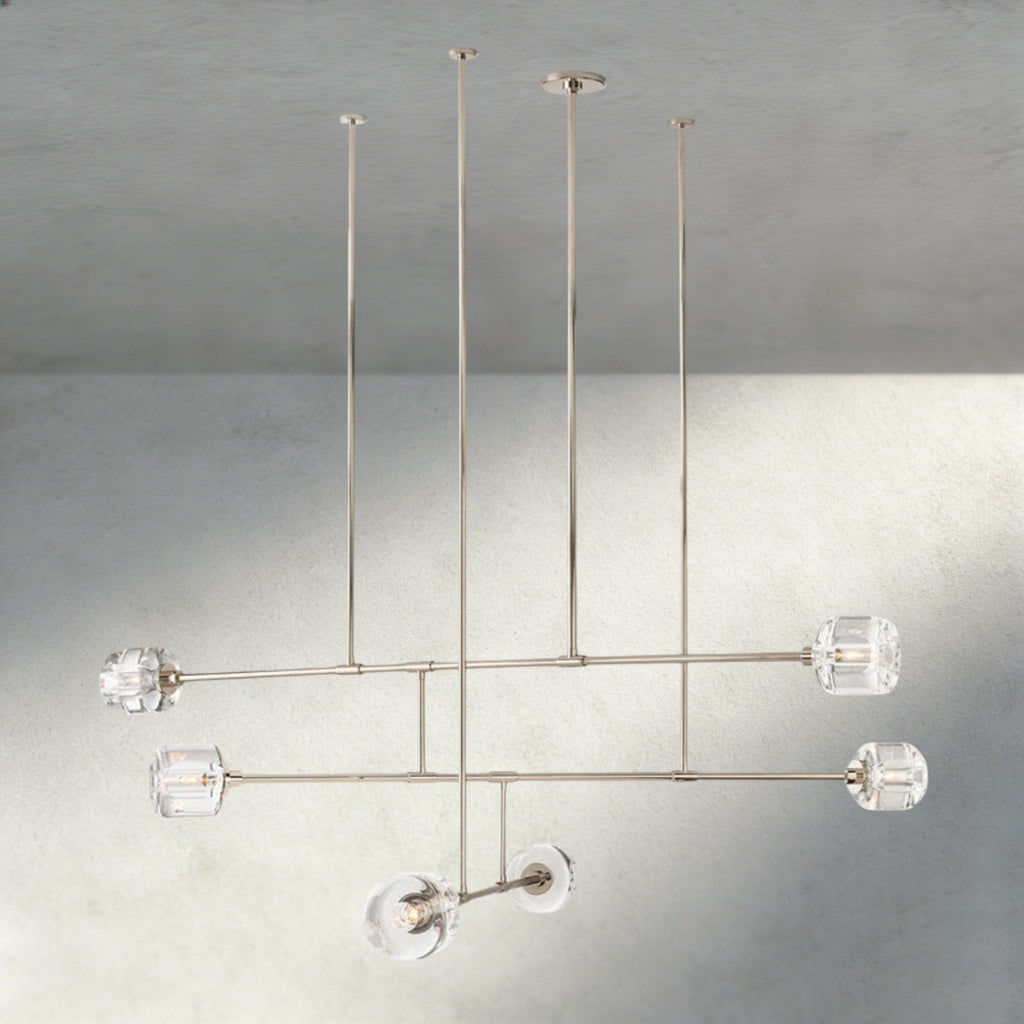 Damuet Mobile Round Chandelier 48", 62" - Cyran Lamps