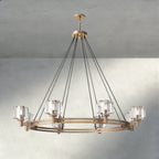Damuet Round Chandelier 36", 48", 60" - Cyran Lamps