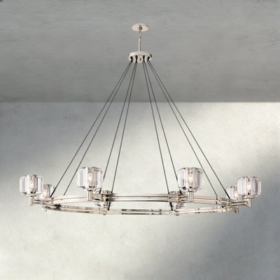 Damuet Round Chandelier 36", 48", 60" - Cyran Lamps