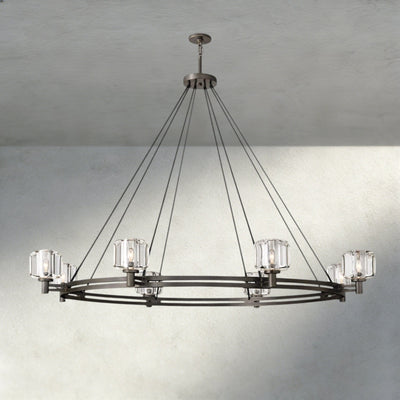 Damuet Round Chandelier 36", 48", 60" - Cyran Lamps