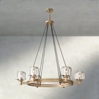 Damuet Round Chandelier 36", 48", 60" - Cyran Lamps
