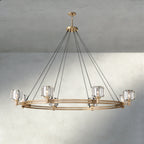 Damuet Round Chandelier 36", 48", 60" - Cyran Lamps
