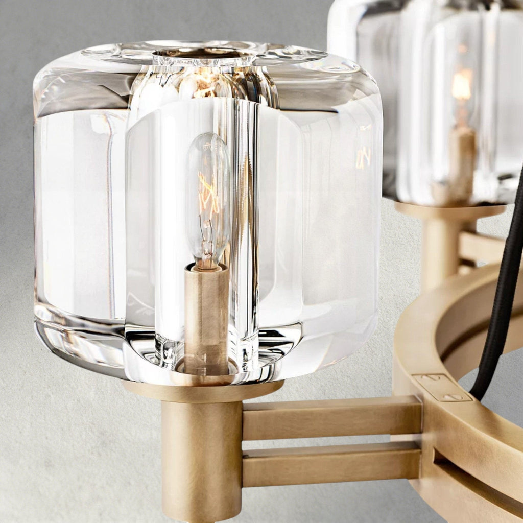 Damuet Round Chandelier 36", 48", 60" - Cyran Lamps