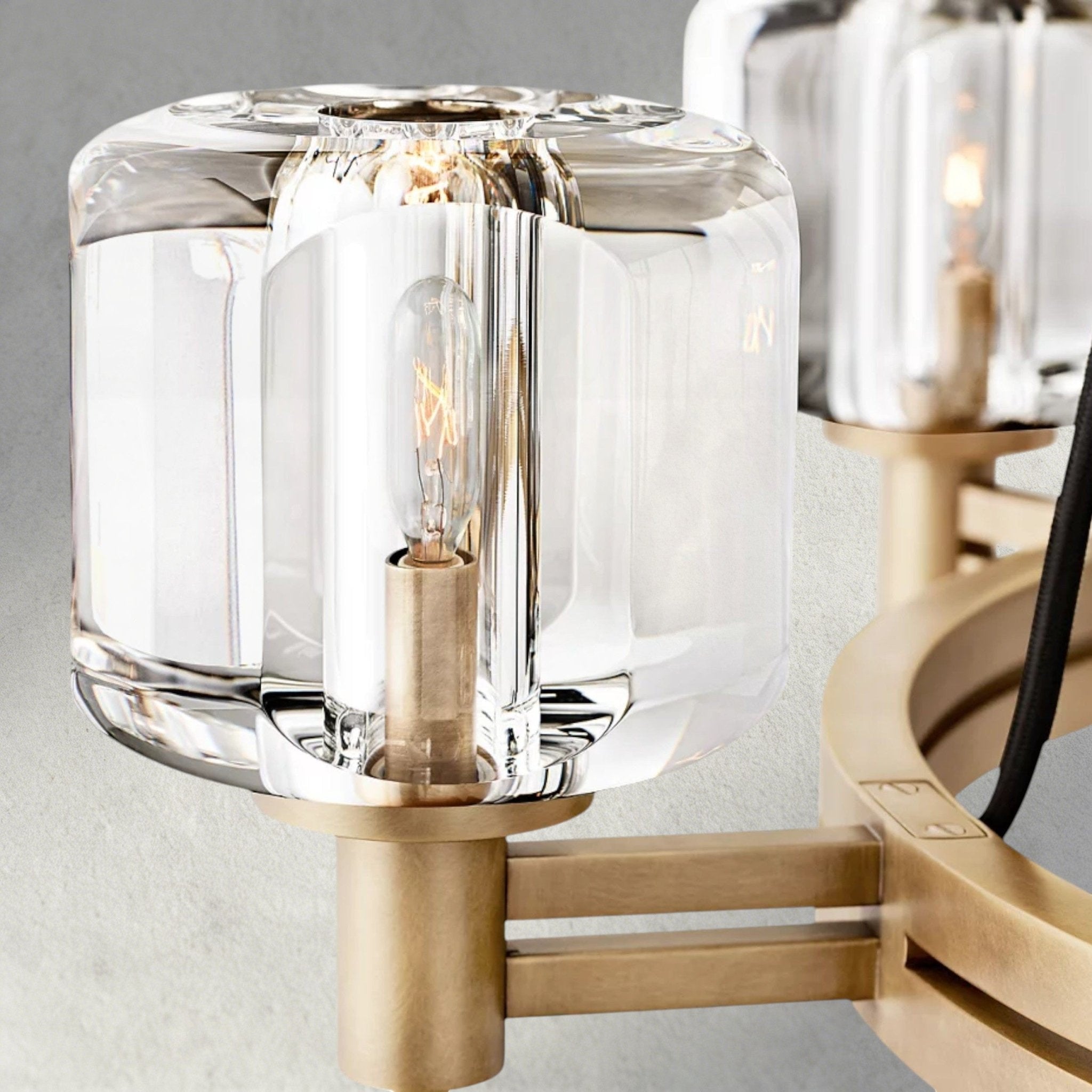 Damuet Round Chandelier 36", 48", 60" - Cyran Lamps