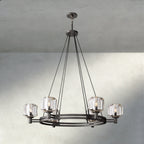 Damuet Round Chandelier 36", 48", 60" - Cyran Lamps
