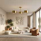 Daphna 3 - Light Metal Semi - Flush Mount - Cyran Lamps