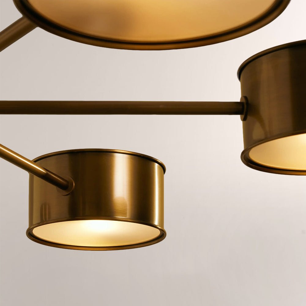 Daphna Metal Round Chandelier - Cyran Lamps