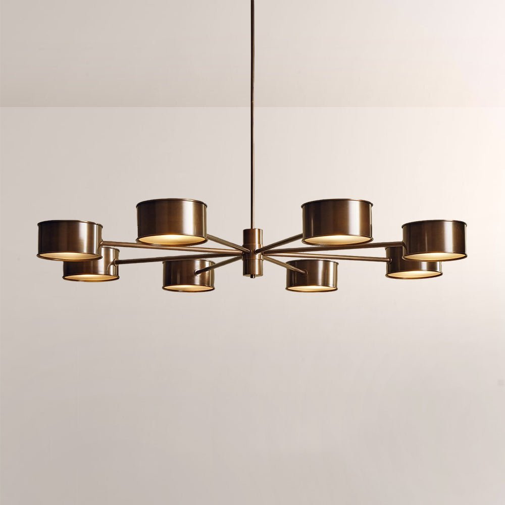 Daphna Metal Round Chandelier - Cyran Lamps