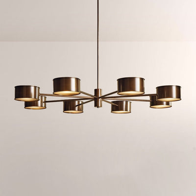 Daphna Metal Round Chandelier - Cyran Lamps
