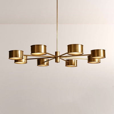 Daphna Metal Round Chandelier - Cyran Lamps