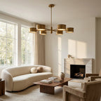 Daphna Metal Round Chandelier - Cyran Lamps